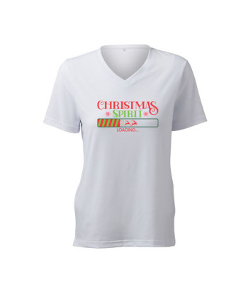 humorous women's shirt Christmas Spirit Loading